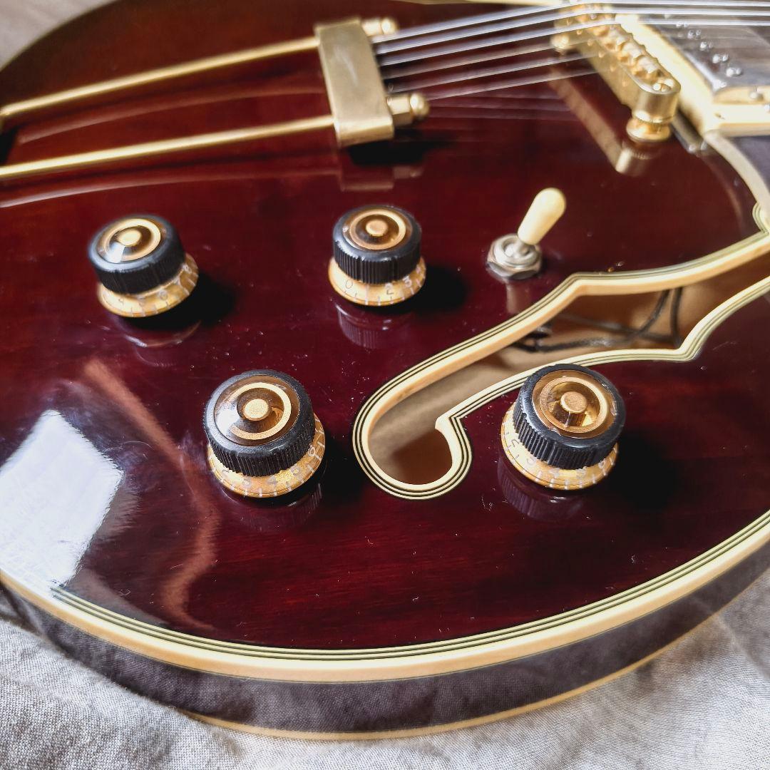 Ibanez ASR-75V セミアコ　ピックアップ交換済