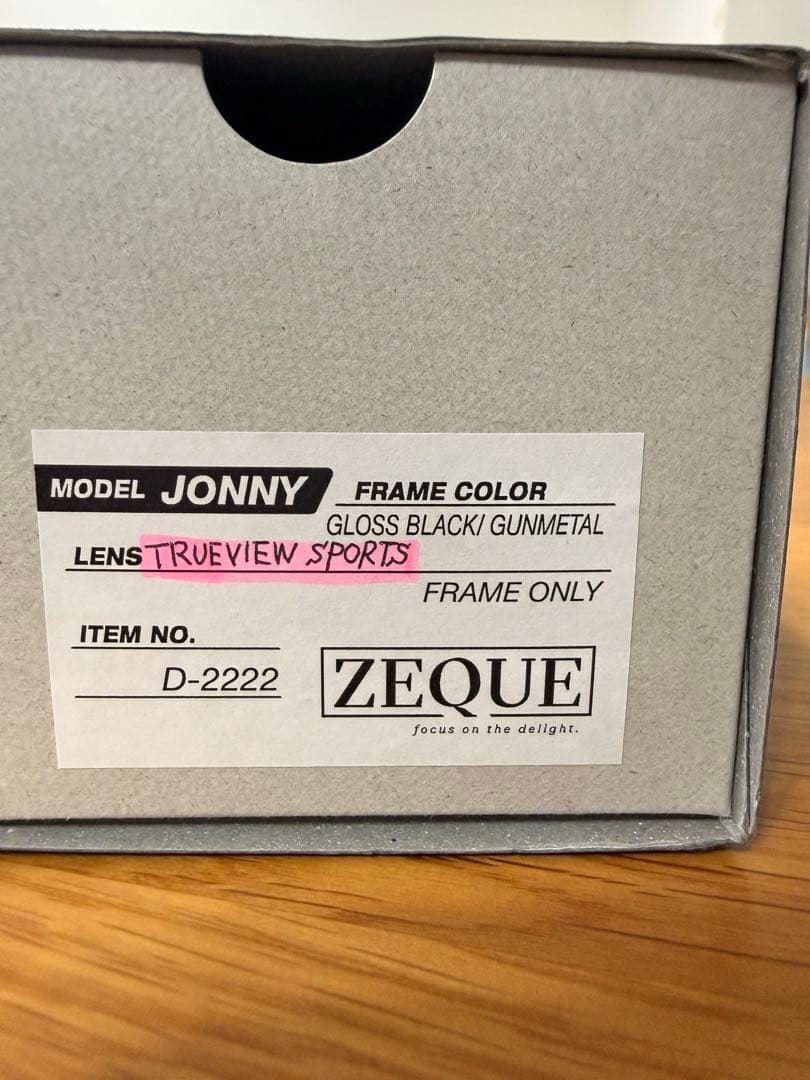 タレックスゼクー JONNY グロスブラック/ガンメタ トゥルービュースポーツ