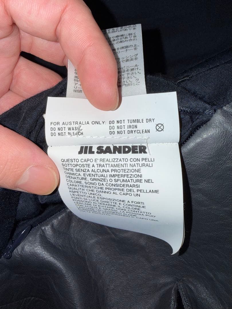 JILSANDER ラフ・シモンズ期 レザージャケット