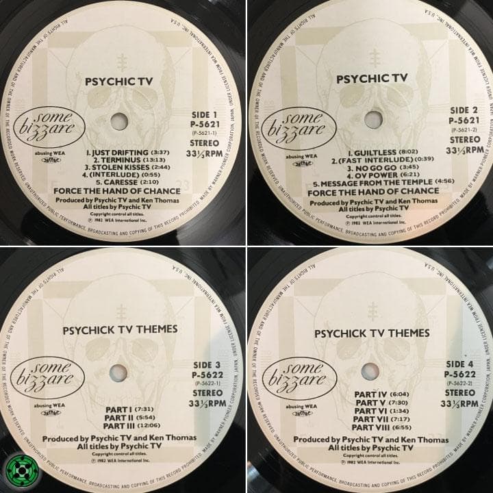 洋楽 2LP PSYCHIC TV Force the Hand of Chance