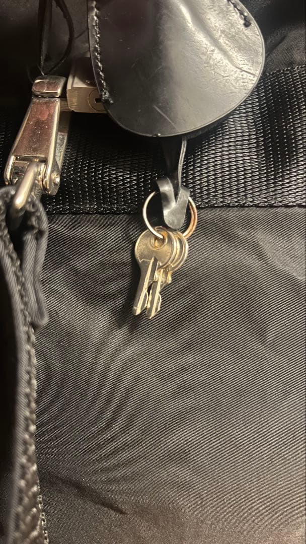 PRADA プラダ 三角ロゴ ナイロン ボストンバッグ　ブラック