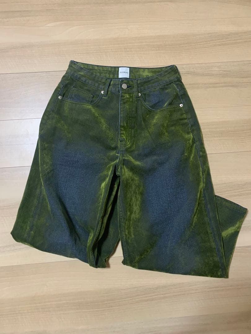 flocky wide denim PT / フロッキー デニムパンツ