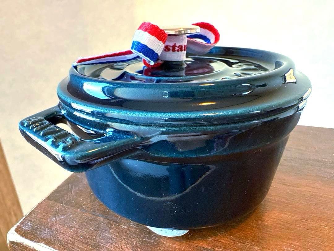 お値下げ！ストウブＳＴＡＵＢ限定色ラメール正規ココットラウンド１０ｃｍ新品保証付