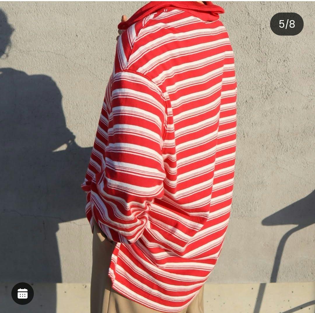 epa border polo“RED” エパ　ボーダーポロ