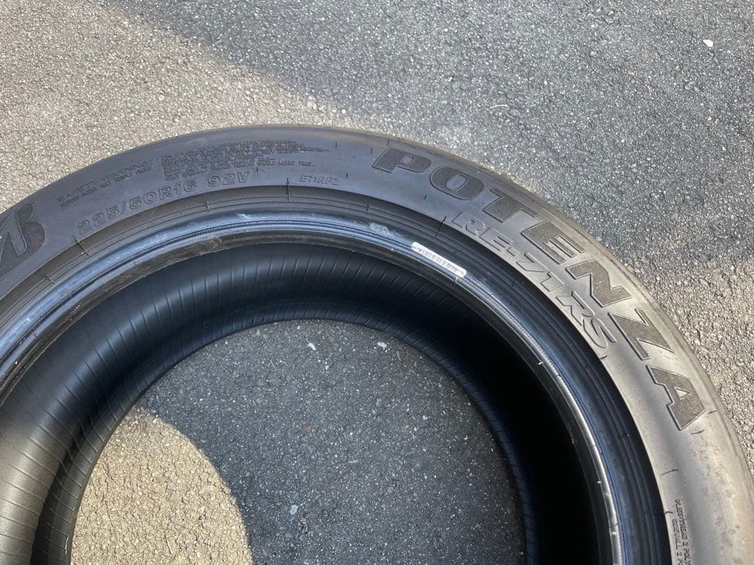 中古225/60R16 ポテンザRE71RS 2024年製　R32GT-R
