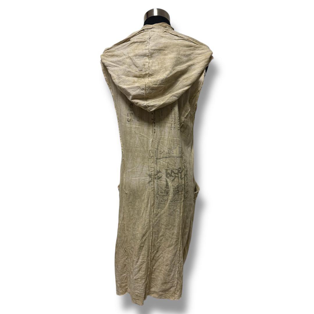 14th addiction big hooded long vest 初期