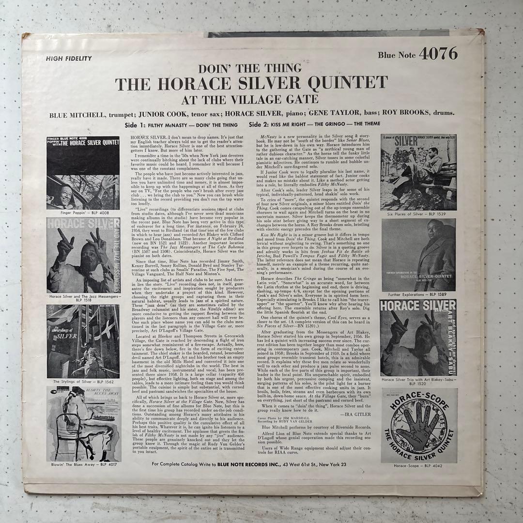 Horace Silver / Doin' the Thing USオリジナル