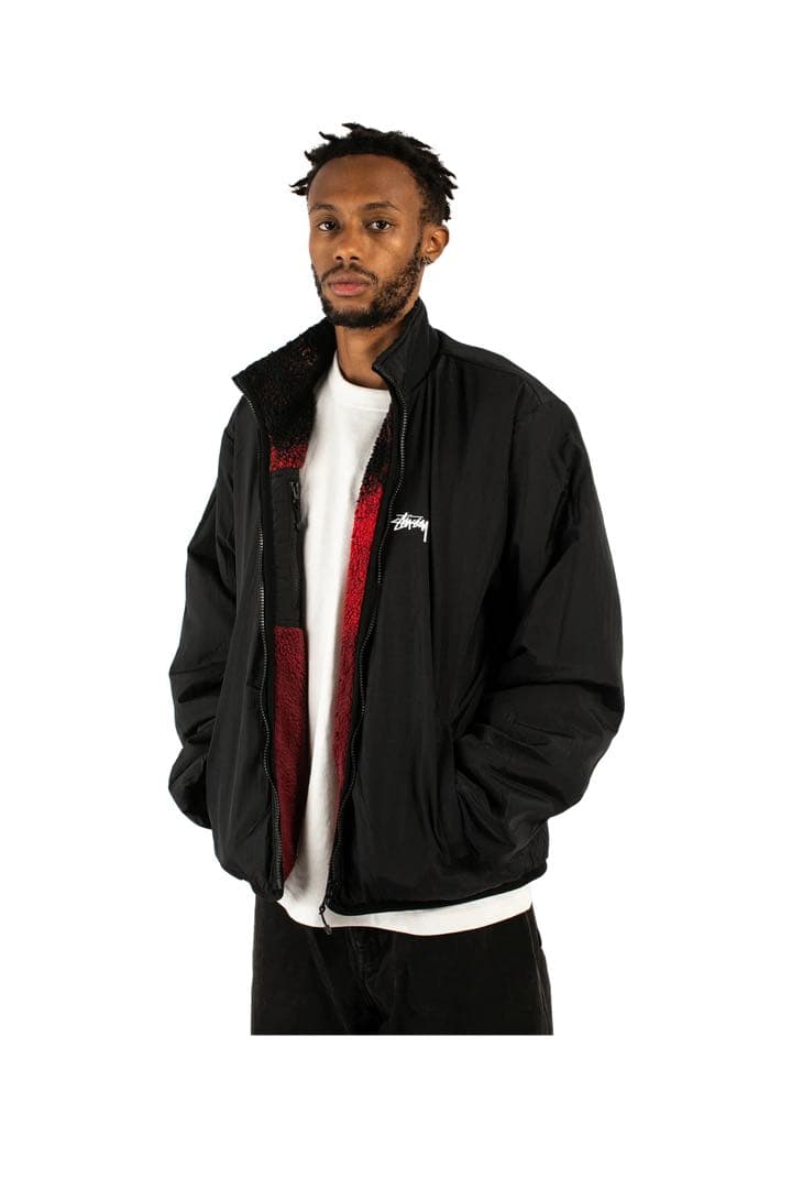 ジャケット・アウター STUSSY SHERPA REVERSIBLE JACKET