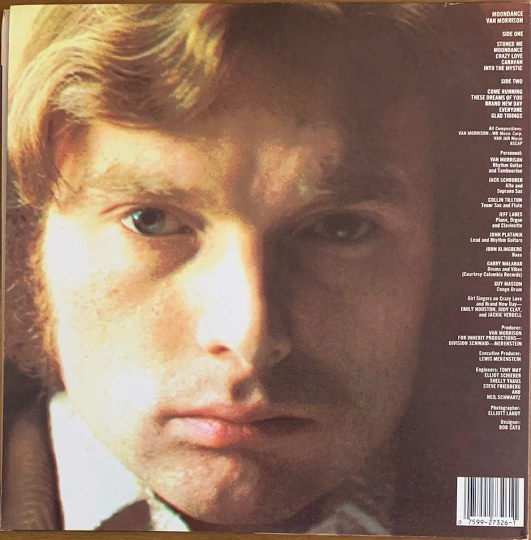【中古LP】ヴァン・モリソンMoondance 再発盤