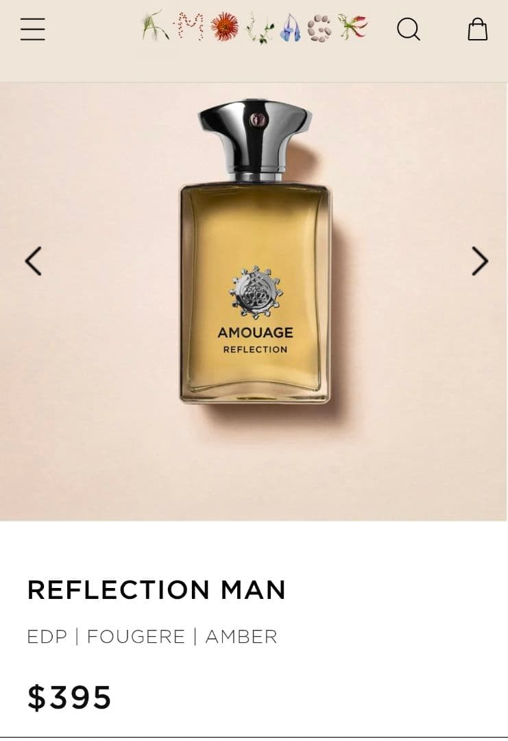 アムアージュ　レフレクション マン Amouage REFLECTION MAN