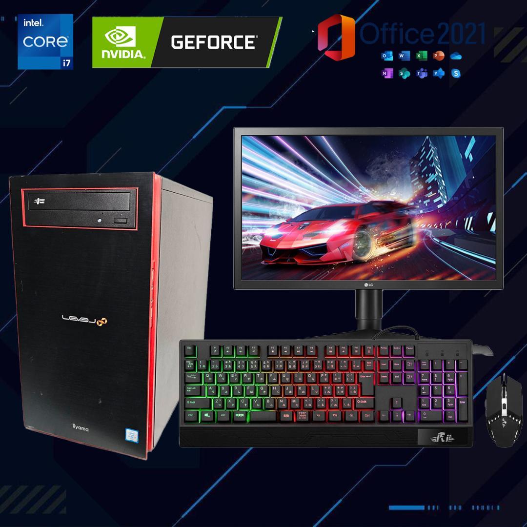 【フルセット】ゲーミングPC i7 6700 GTXグラボ Office搭載