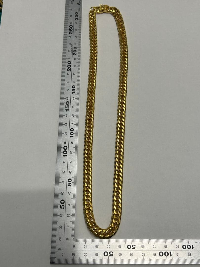【美品】18KGP 喜平ネックレス　ゴールド 刻印　チェーン
