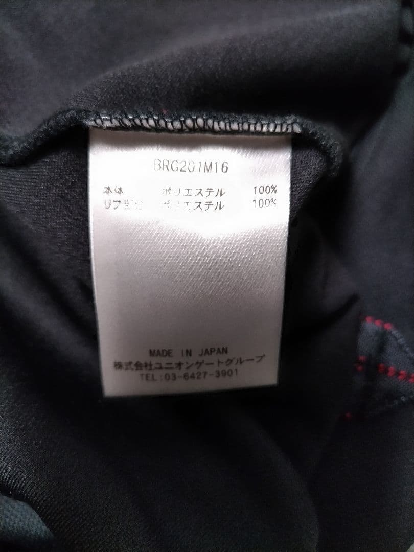 美品　ブリーフィングゴルフ　ツアーコレクション　ポロシャツ　真っ黒