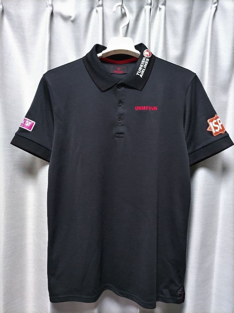 美品　ブリーフィングゴルフ　ツアーコレクション　ポロシャツ　真っ黒