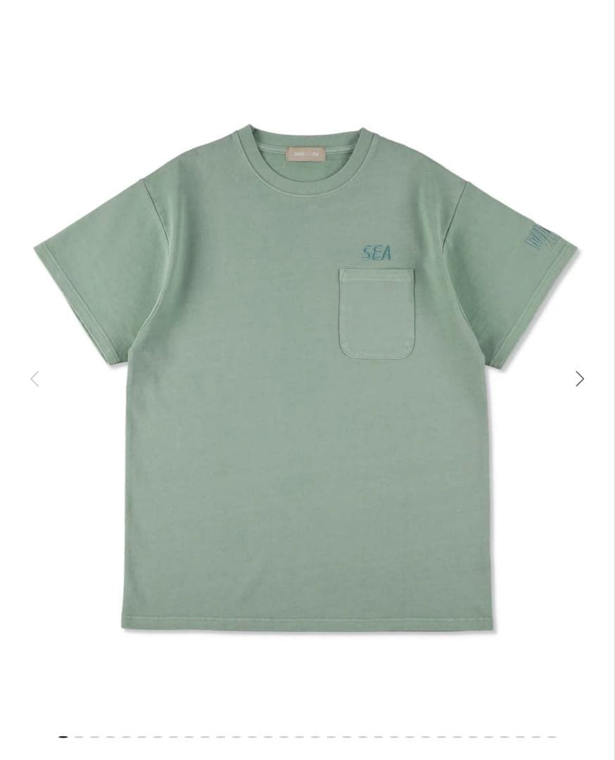 トップス WINDANDSEA PIGMENT POCKET TEE
