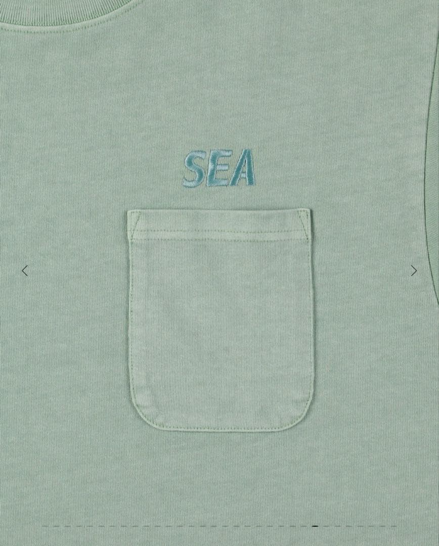 トップス WINDANDSEA PIGMENT POCKET TEE