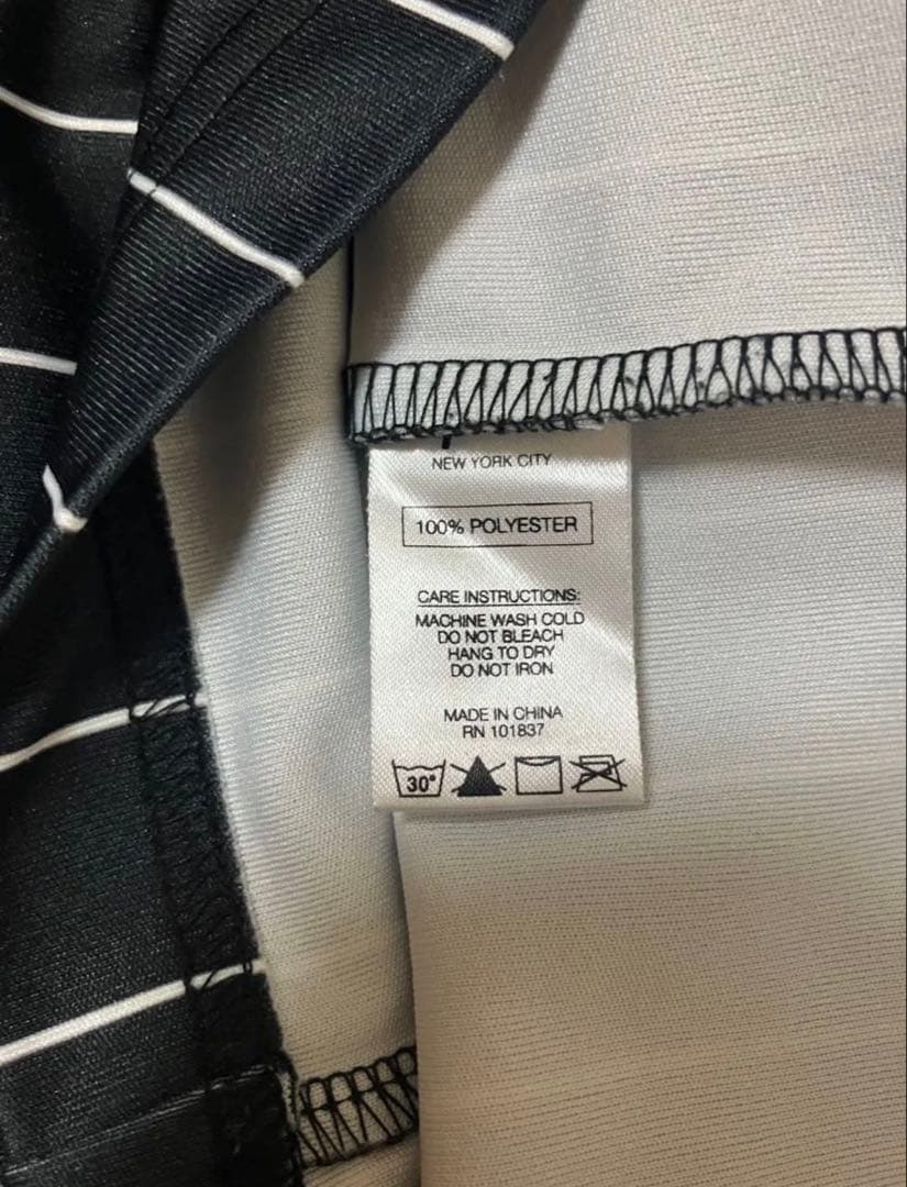 美品　SUPREME Pinstripe Baseball Jersey