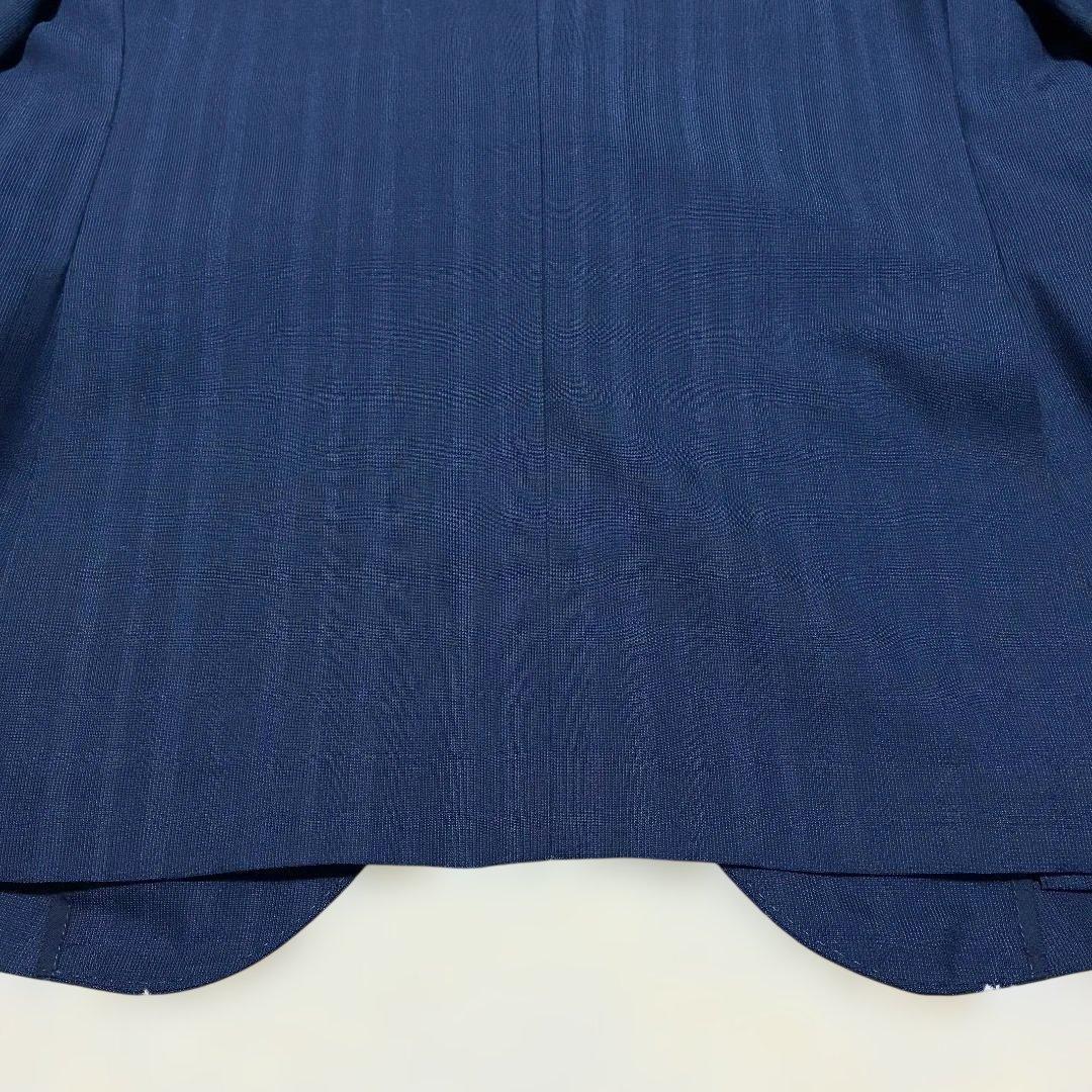 極美品✨ DAKS 紺ブレザー 銀ボタン ネイビー シャドーチェック 背抜き