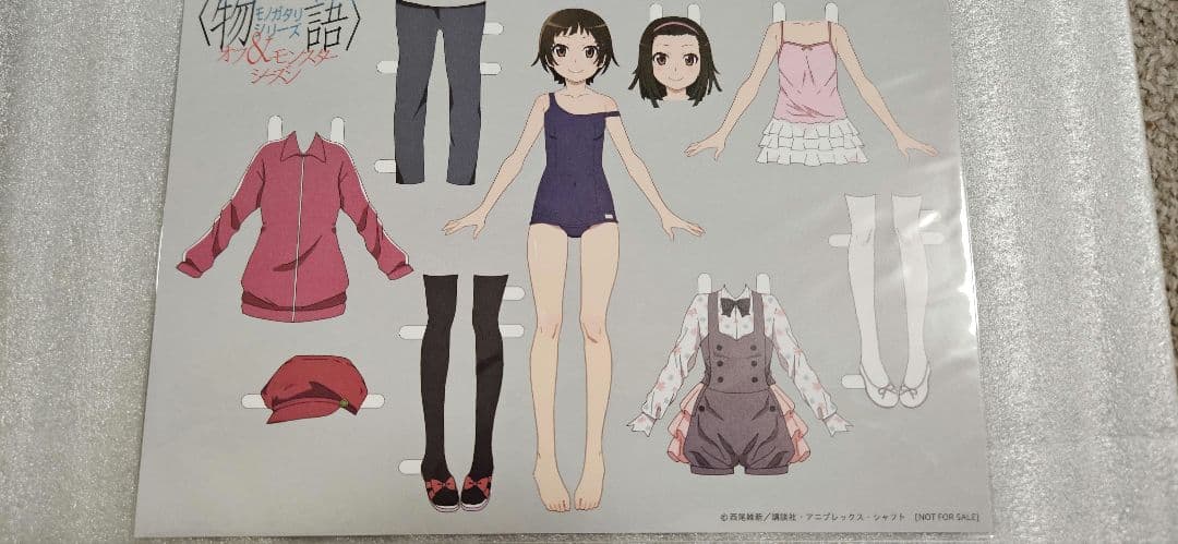 物語シリーズ（オフ＆モンスターシーズン）Blu-ray購入特典 複製原画ファイル