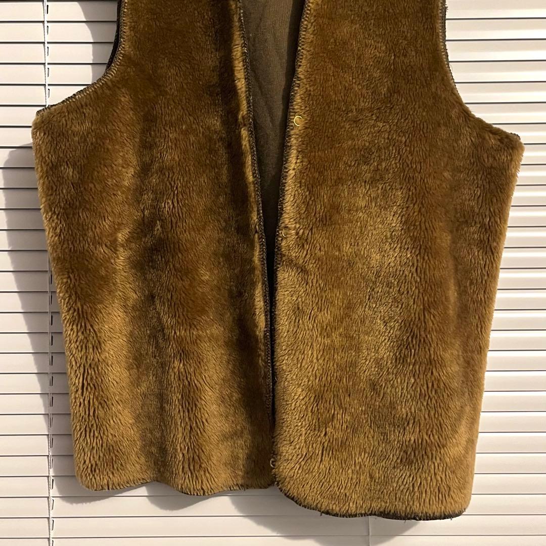 90s Barbour バブアー ライナー ベスト フェイクファー ボア 38