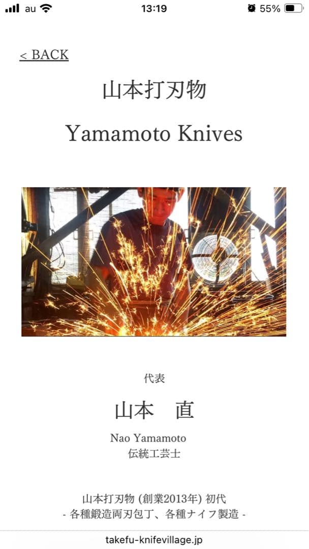【越前打刃物】料理包丁