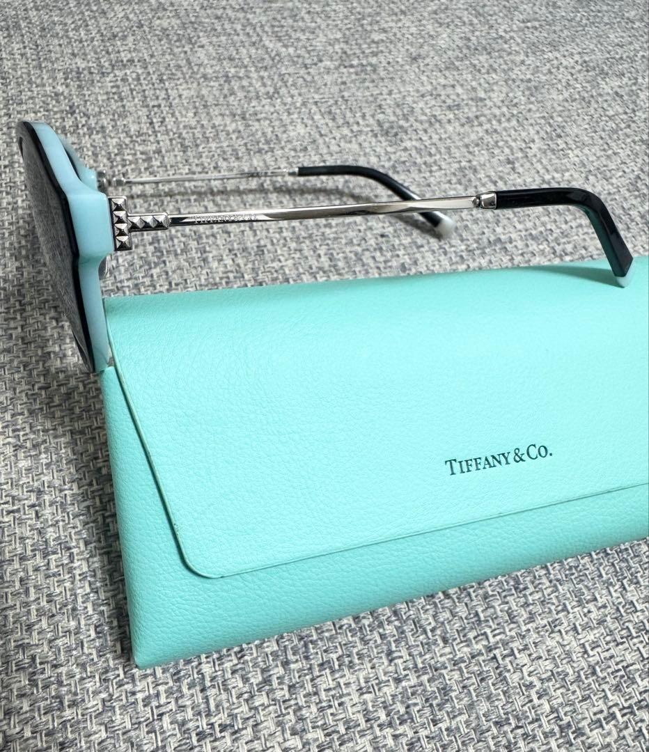 TIFFANY&Co. ティファニー サングラス 56□17 ケース付 美品