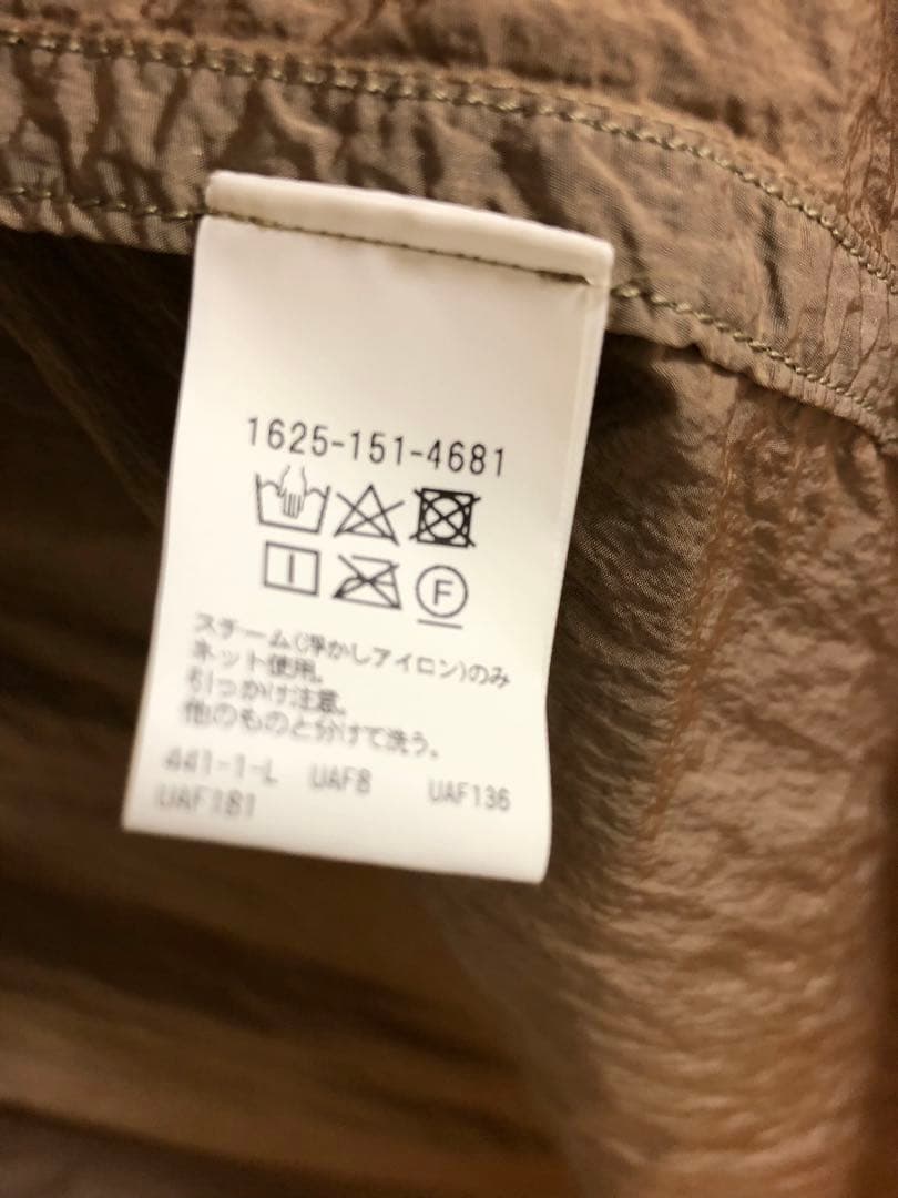 Beauty&Youth ナイロンタフタフードロングブルゾン　M 美品