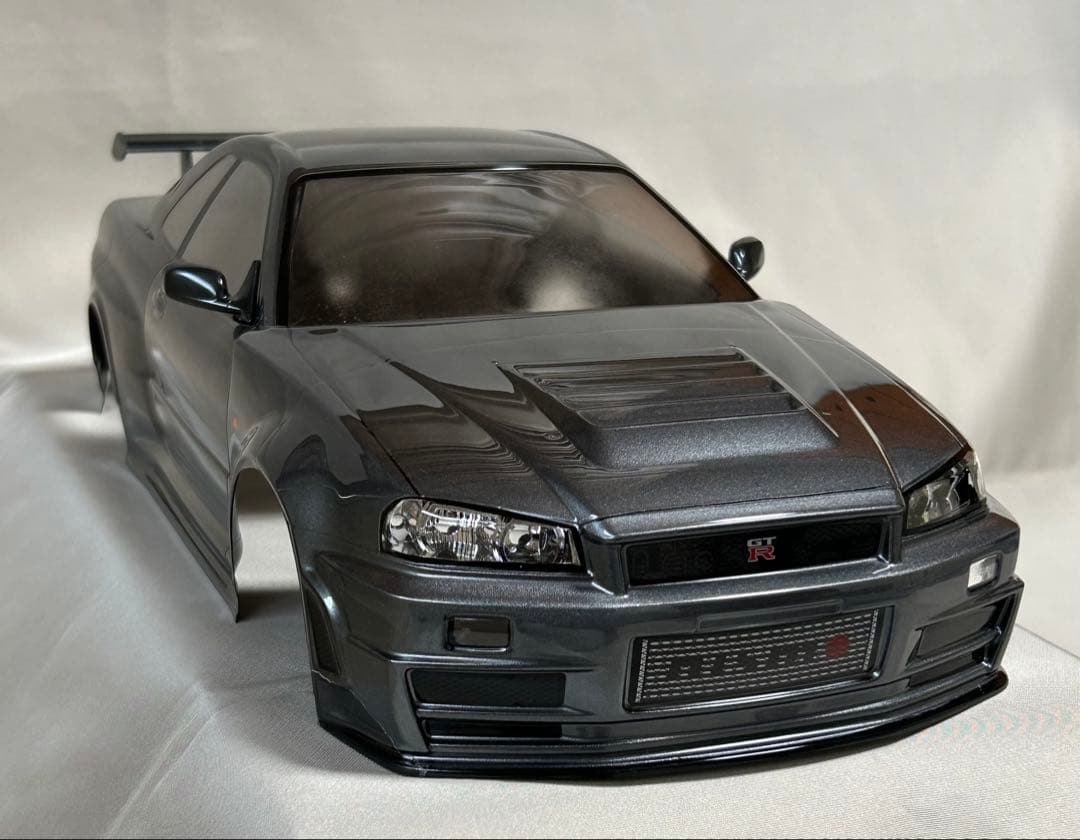 タミヤNISMO R-34 GT-R Z-tune 1/10 塗装ボディ未使用品