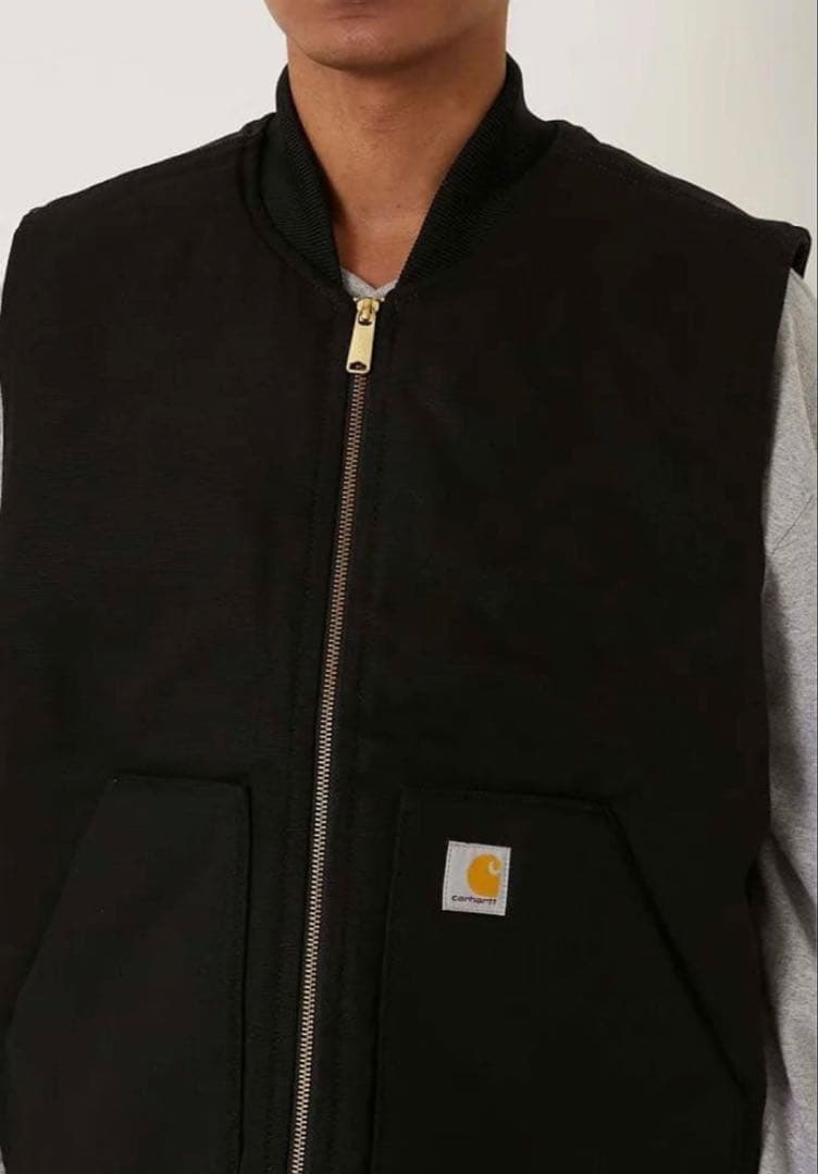 さ*。様 Carhartt カーハート ダックベスト 中綿キルティング
