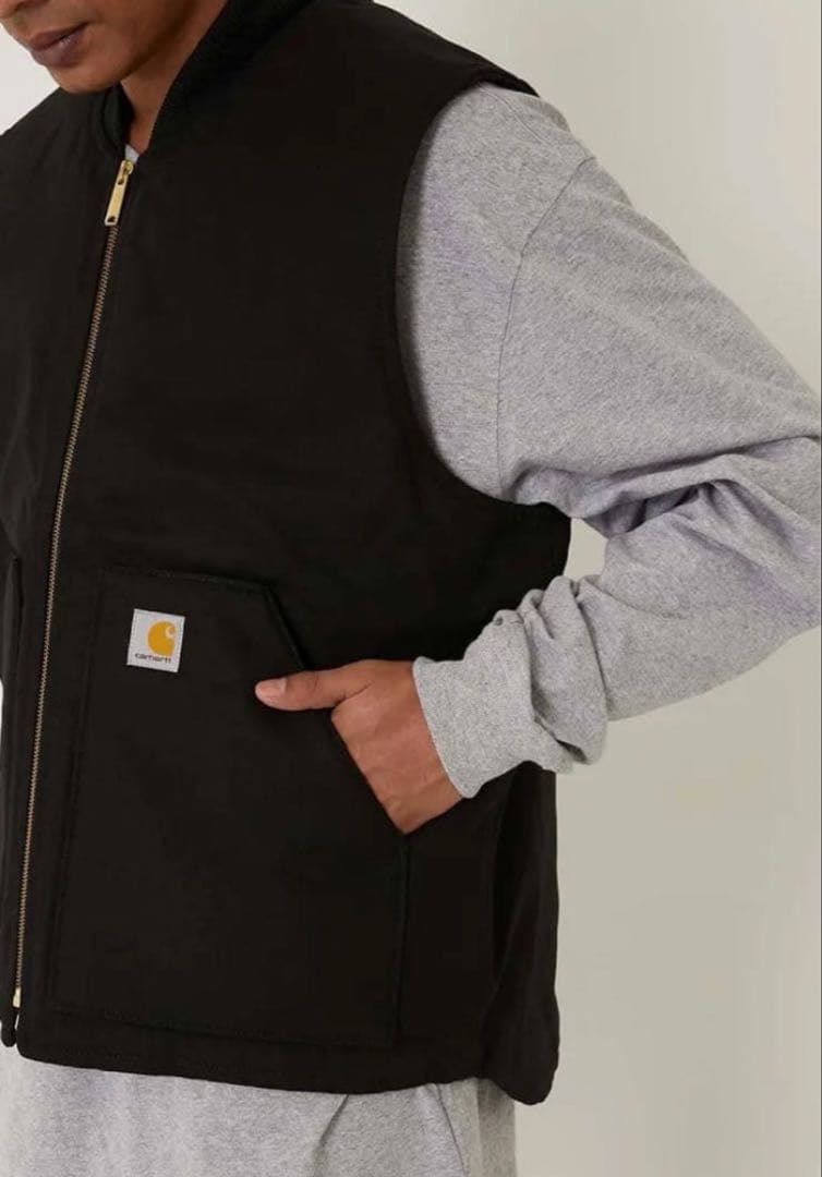 さ*。様 Carhartt カーハート ダックベスト 中綿キルティング