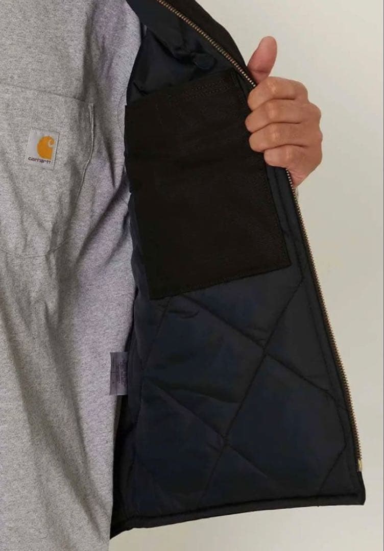 さ*。様 Carhartt カーハート ダックベスト 中綿キルティング