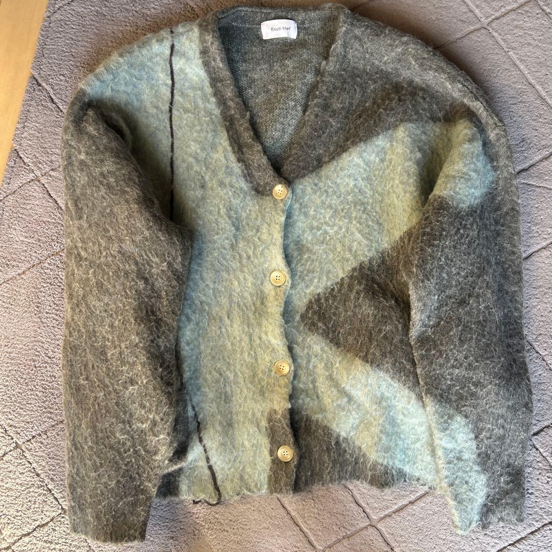 トップス Knuth Marf / accent mohair cardigan