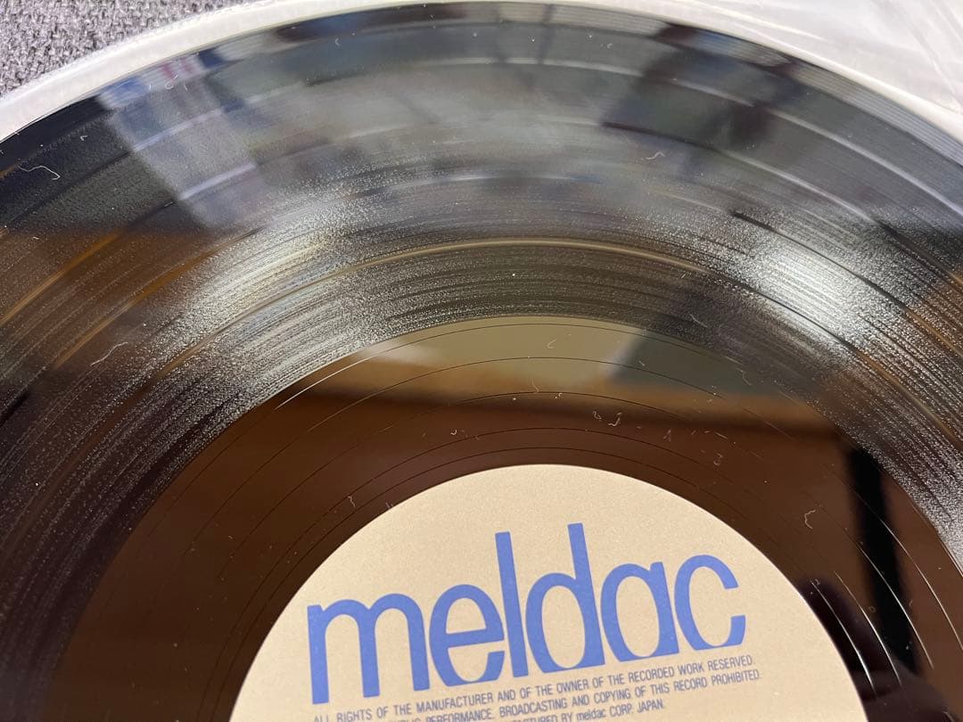 極美品 1987年 阿保郁夫/愛のタンゴ 帯付LP邦楽　MEL-16 サンプル盤
