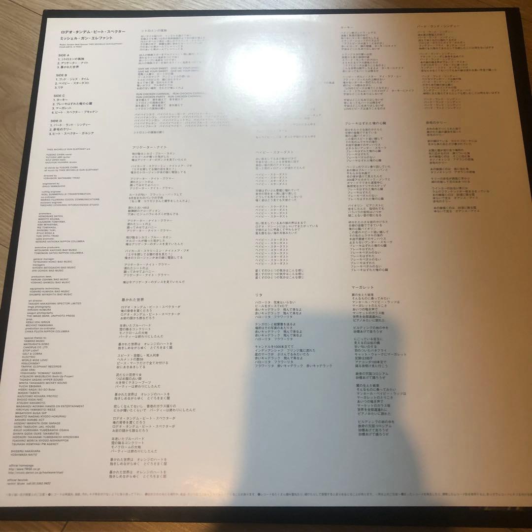 ロデオタンデムビートスペクター　レコード　LP ミッシェル　TMGE