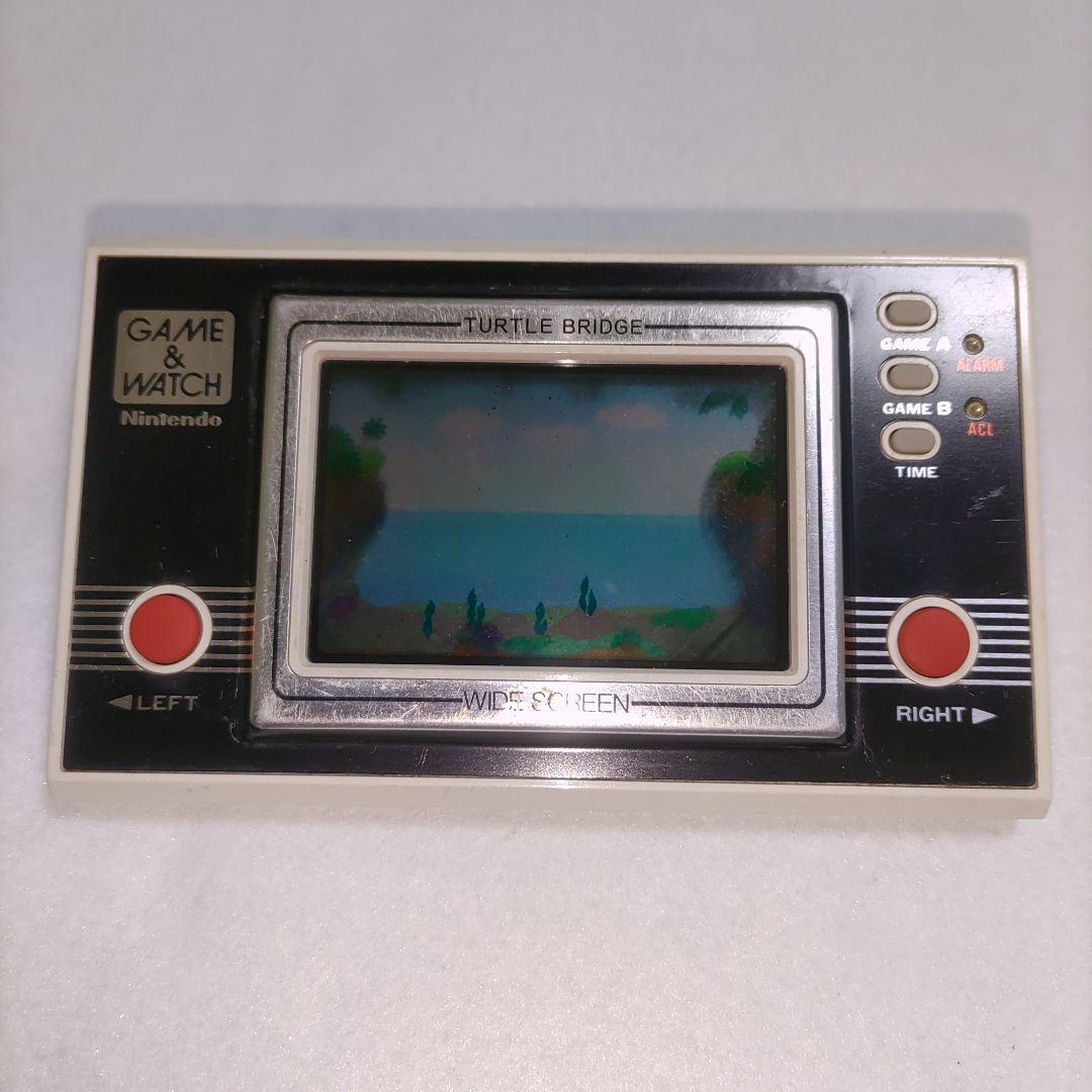 ゲーム＆ウオッチ ワイドスクリーン　タートルブリッジ