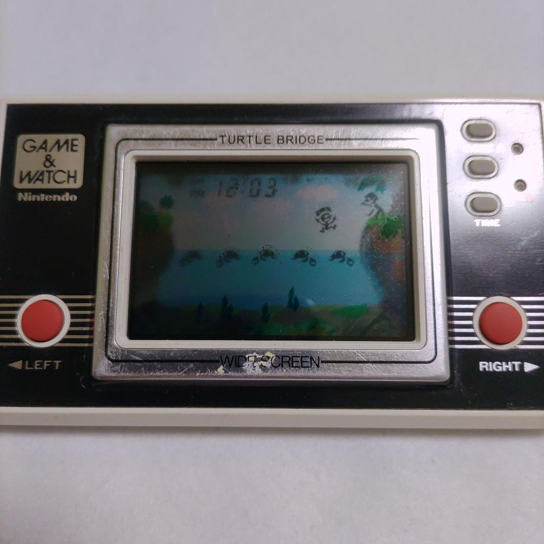 ゲーム＆ウオッチ ワイドスクリーン　タートルブリッジ