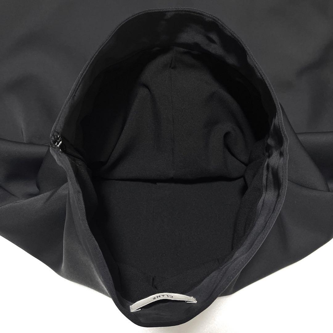 クラネ【美品】ボンディングフレアースカート CLANE 22AW