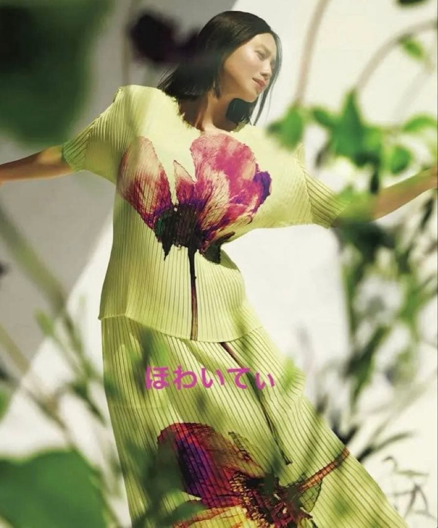 ISSEY MIYAKE PRESSED FLORA PLEATS スカート