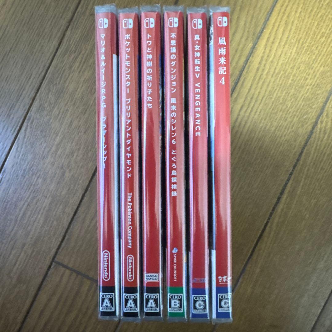 【未開封品】Nintendo Switch専用ゲームソフトまとめ売り
