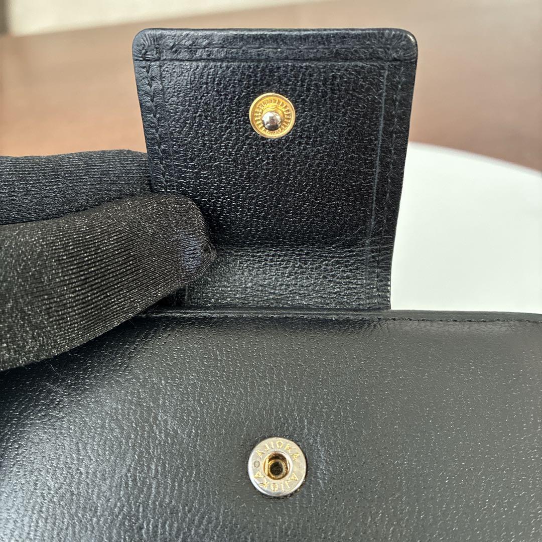 ジバンシー GIVENCHY 二つ折り財布 がま口 コンパクト財布 ブラック 黒