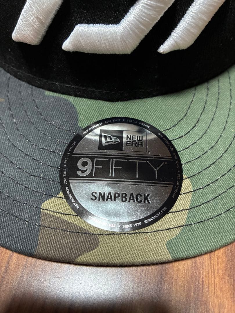 ニューエラ ダイワ　 9FIFTY スナップバックキャップ BK/迷彩/