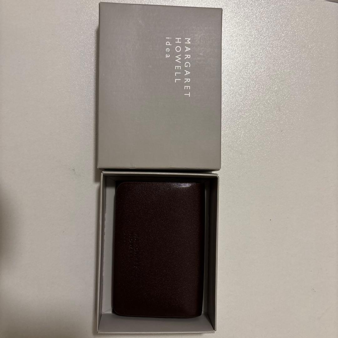 MARGARET HOWELL ダークブラウン 名刺入れ