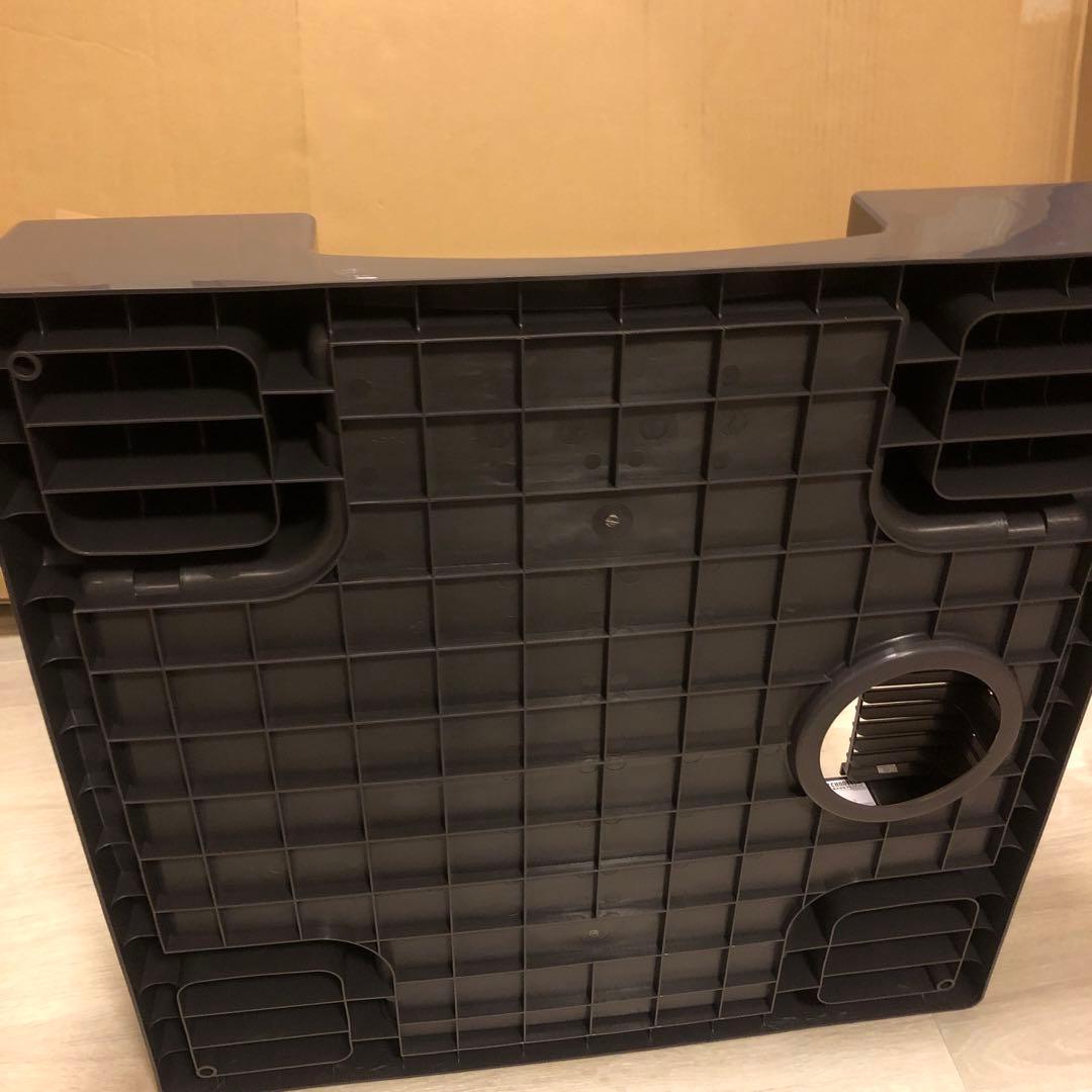 洗濯機　防水パン　ブラック　黒　ドラム　縦型