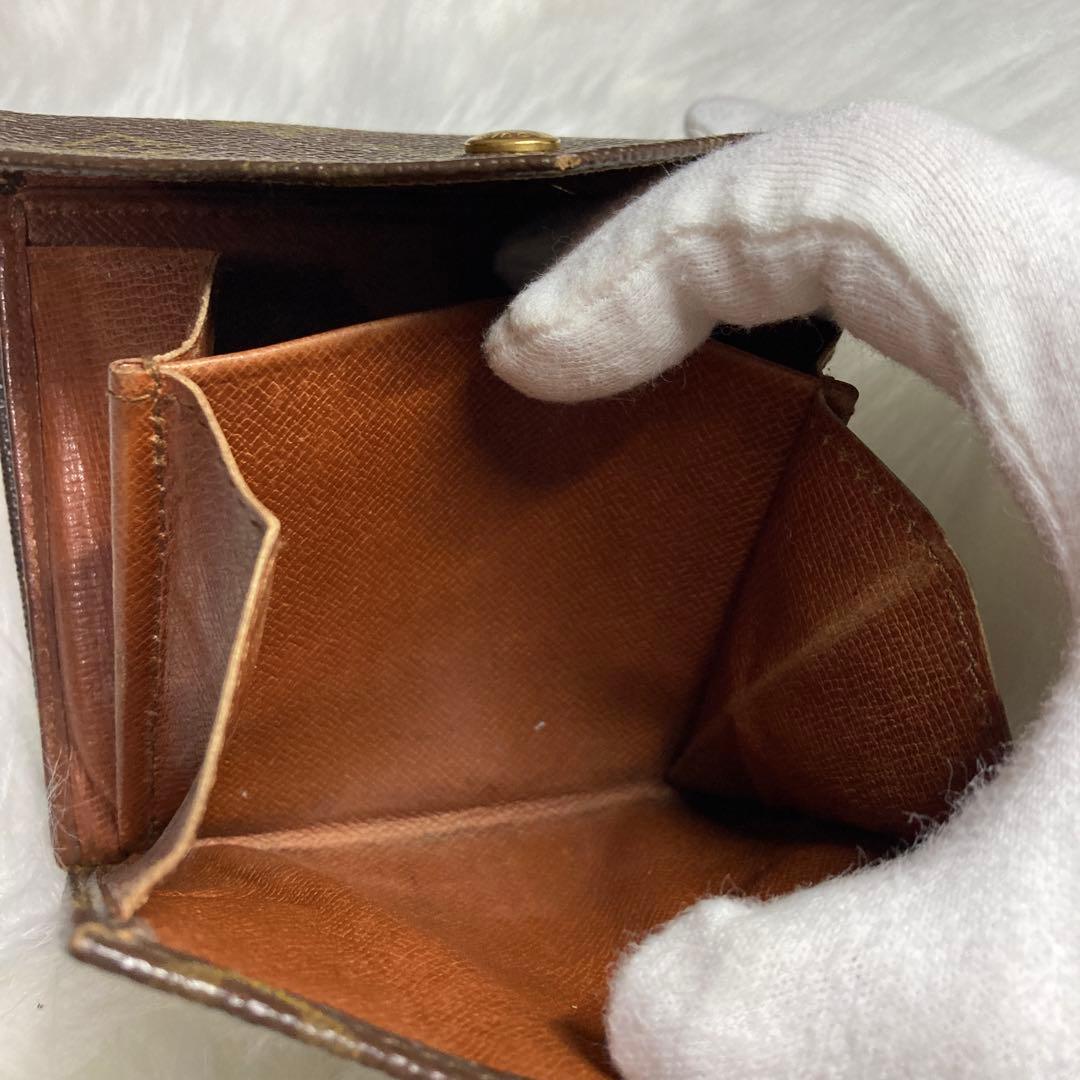 Louis Vuitton 二つ折り財布 モノグラム ブラウン 箱あり