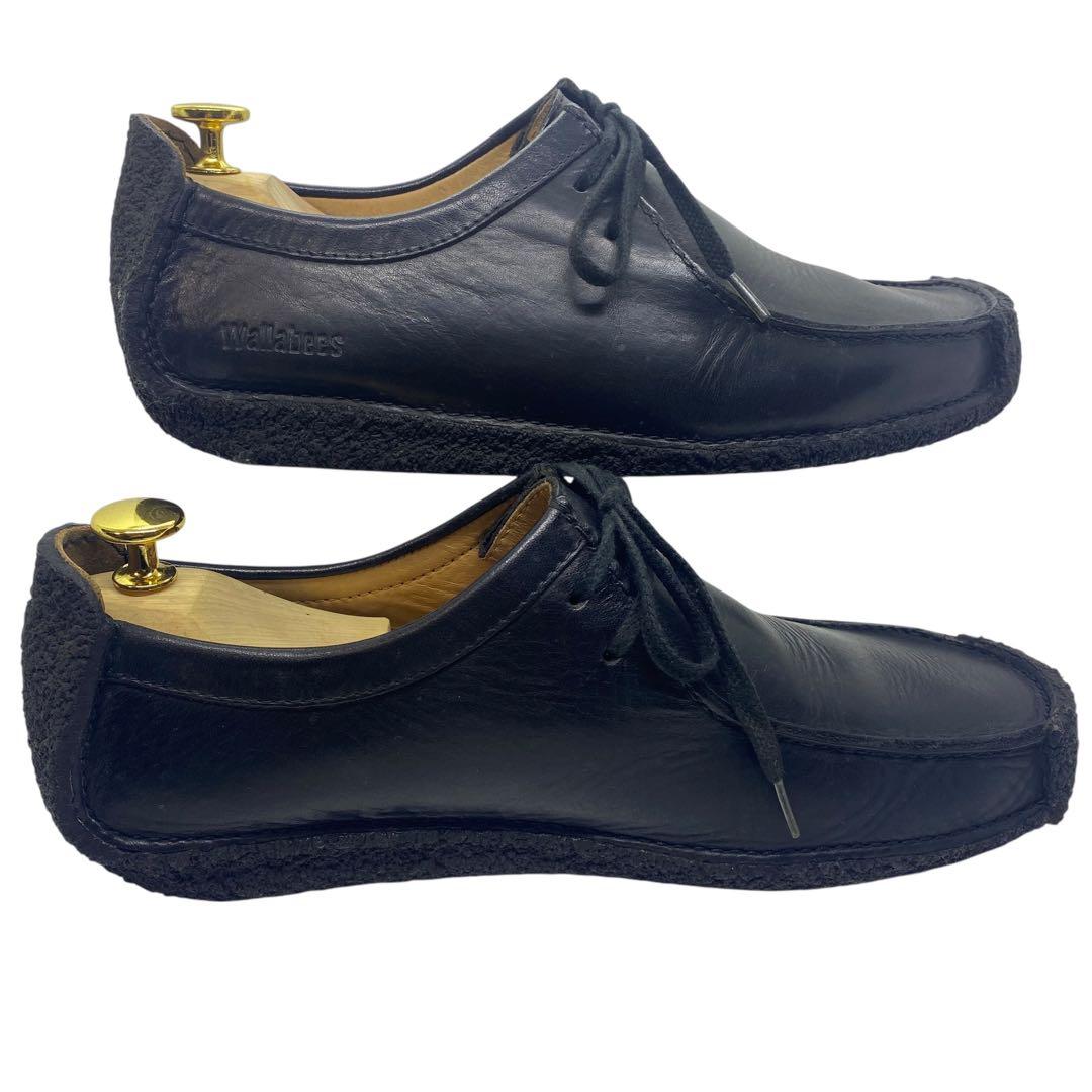 clarks クラークス　26cm ワラビー ナタリー レザー ブラック 黒