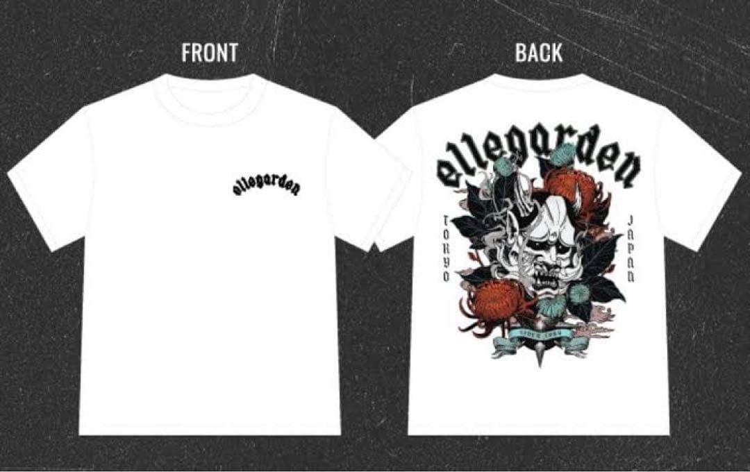 ELLEGARDEN 般若Tシャツ ホワイト Lサイズ