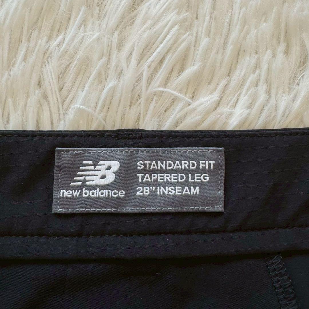 新品✨New Balance✨Icon リップストップ テーパードパンツ　黒　L