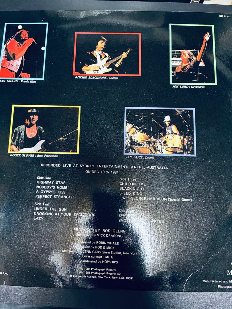 Deep Purple Reborn Dec.13th1984ライブレコード