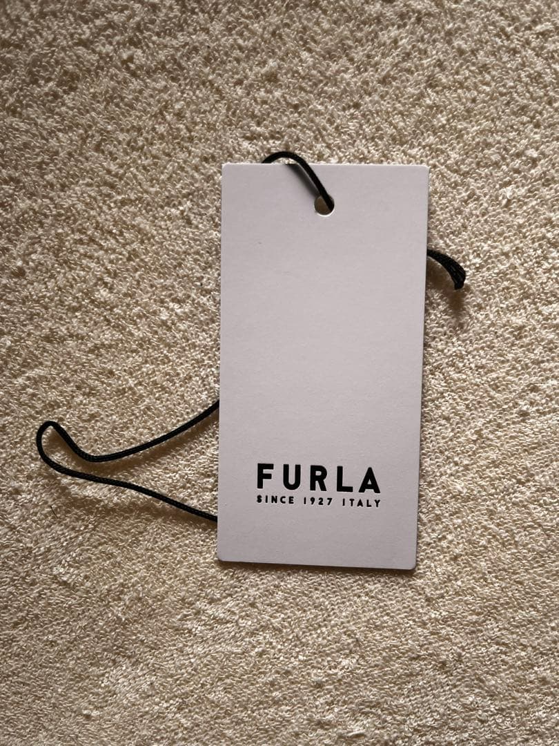 FURLA 黒 レザー 名刺入れ
