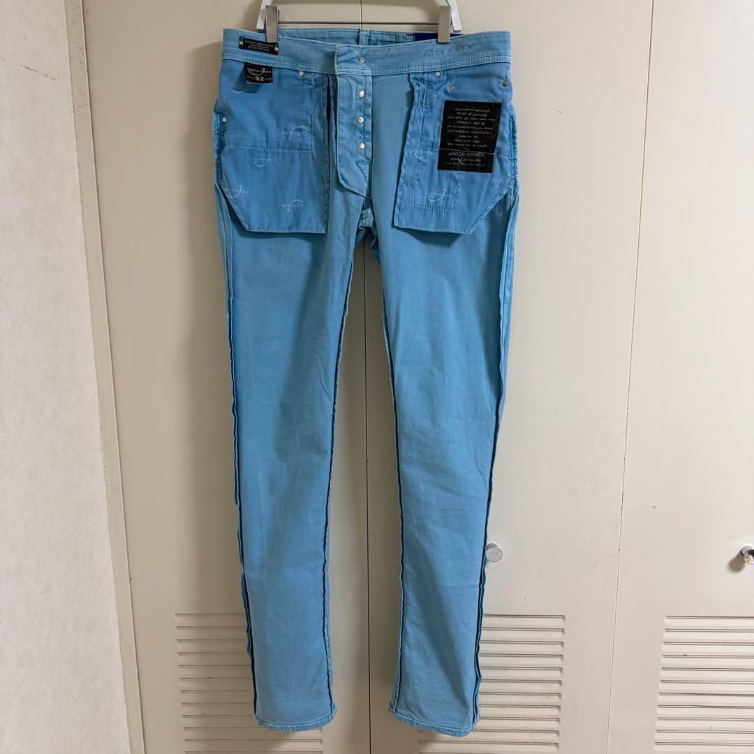 ヤコブコーエン JACOB COHEN ブルー カラーデニム 622.C w32